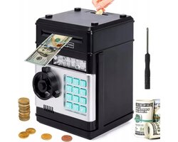 Kruzzel geldkluis spaarpot - elektrisch - geldautomaat/pinautomaat - met pincode