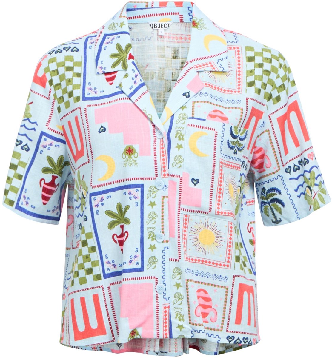 Object Blouse Korte mouwen