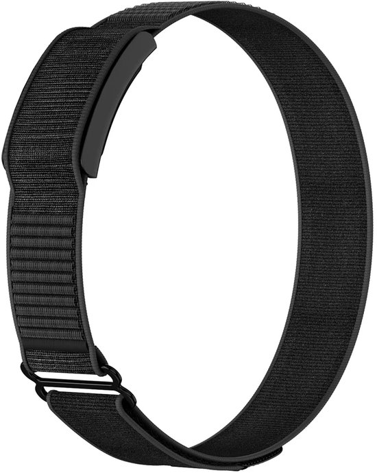 Bracelet de bras en nylon Strap-it compatible avec Amazfit Helio - Bracelet de biceps confortable (Noir)