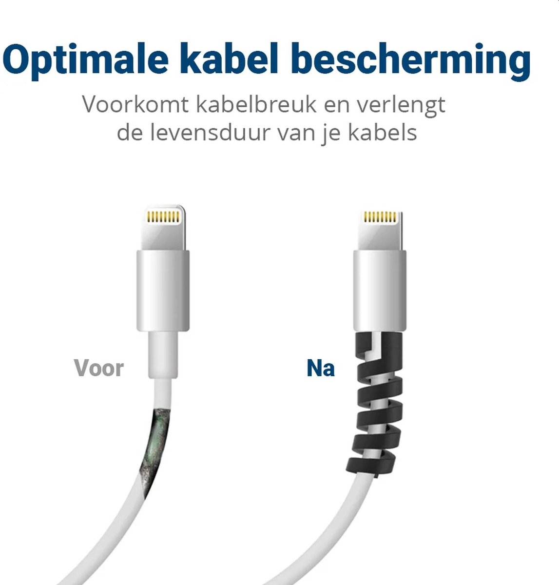 Larcenciel Wire Protectoren/kabelsleeves voor oplader, hoofdtelefoon, datakabel, 120 cm kleurrijke universele spiraal trekontlasting snoer Saver (5 stuks Larcenciel Wire Protectoren/kabelsleeves voor oplader, hoofdtelefoon, datakabel, 120 cm kleurrijke universele spiraal trekontlasting snoer Saver (5 stuks