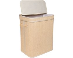 Wasmand - 90 liter - opvouwbaar - bamboe