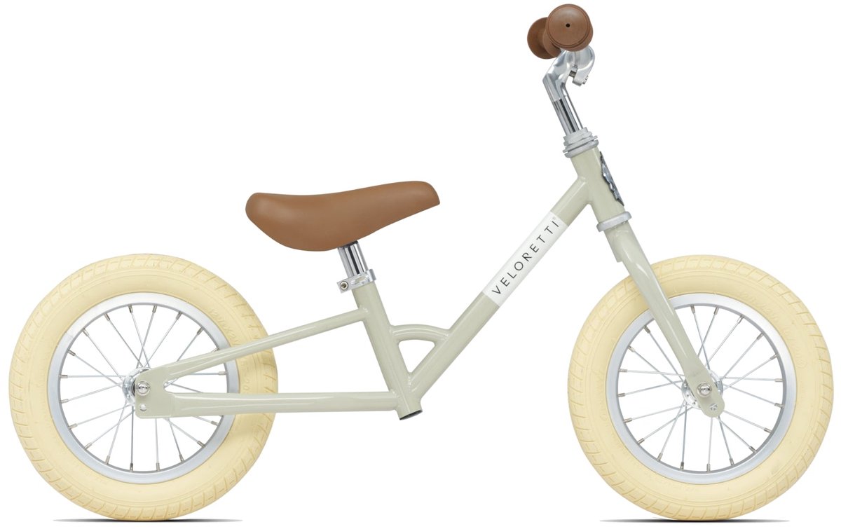 Veloretti Mini loopfiets - 12 inch - Grijs / Beige - 2-4 jaar — afbeelding 2