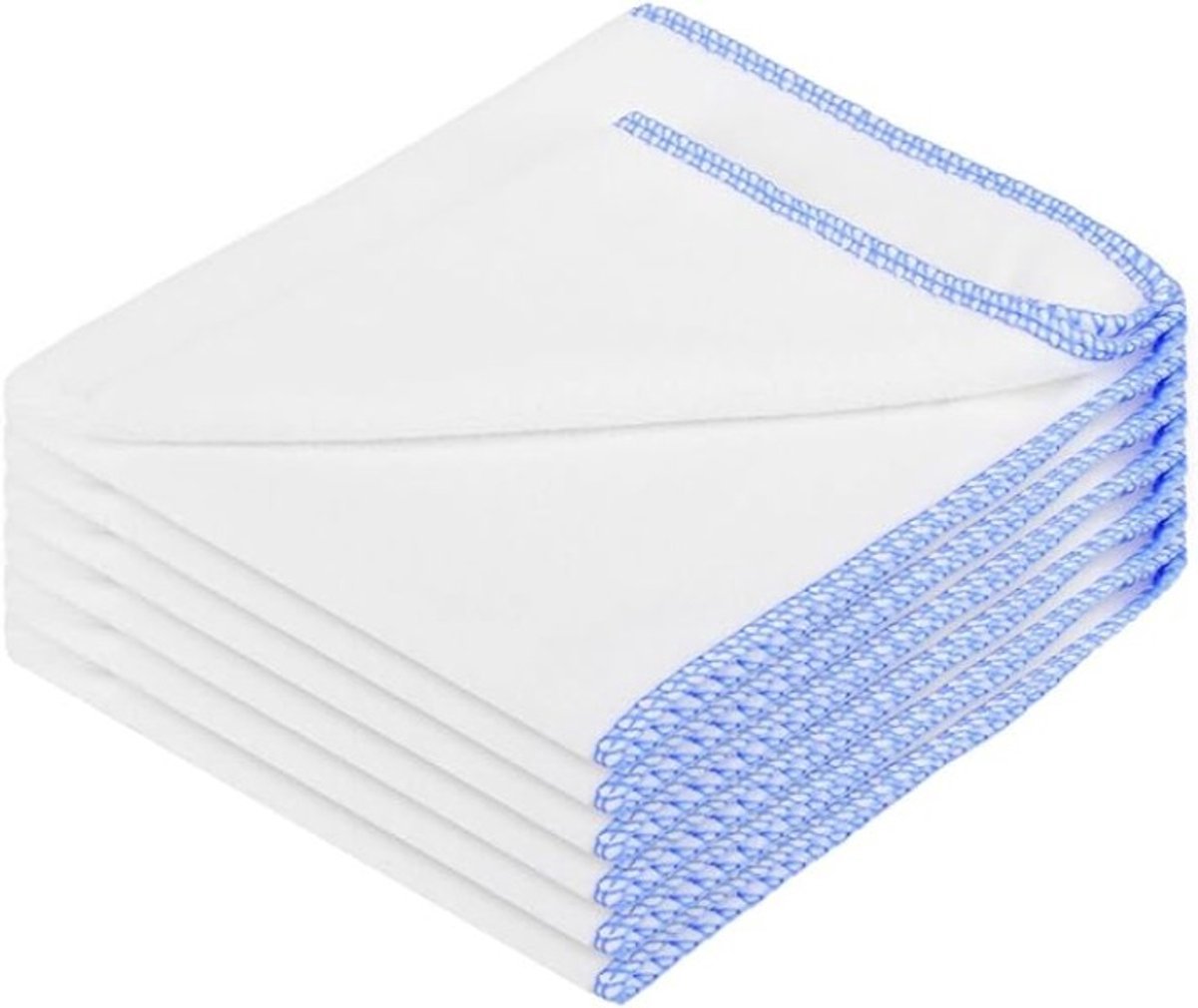 Microvezeldoeken 6 Stuks 30x30cm - Extra Absorberende Schoonmaakdoeken voor Huis en Auto