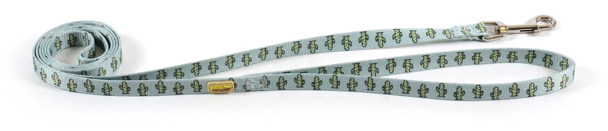 Goo-Eez Printed Leash - Cactus - Riem - 152 cm Groen