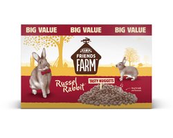 Tiny Friends Farm Russel Rabbit Tasty Nuggets Box - Konijnenvoer - 8 kg