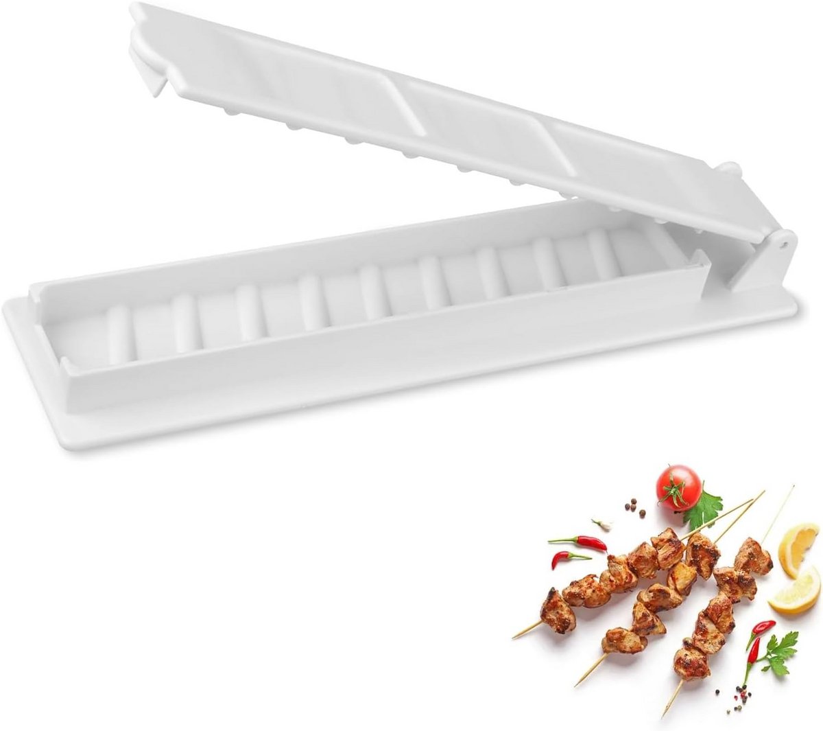 Kebab Pers voor Perfect Gegrilde Spiesen, Eenvoudig te Gebruiken