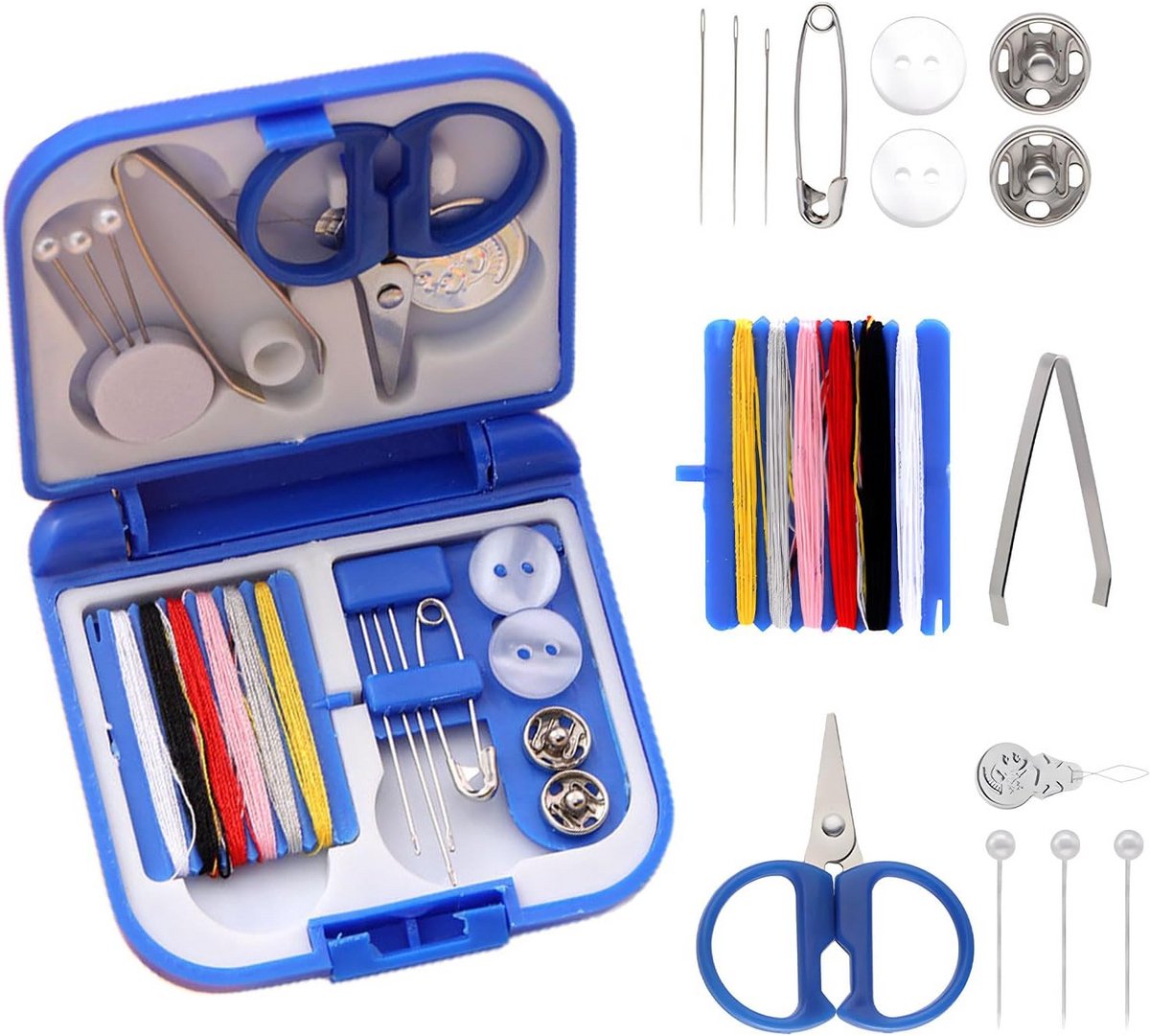 Complete Naaiset voor Onderweg - Handzaam en Draagbaar met Naaiaccessoires