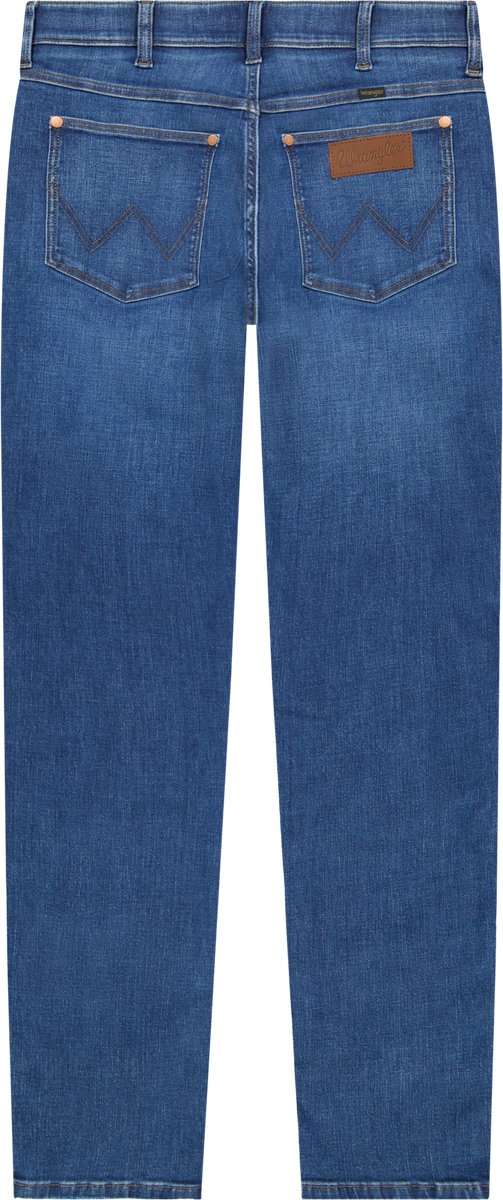 Wrangler Larston Heren Slim-fit Jeans Dandelion Summer Blauw