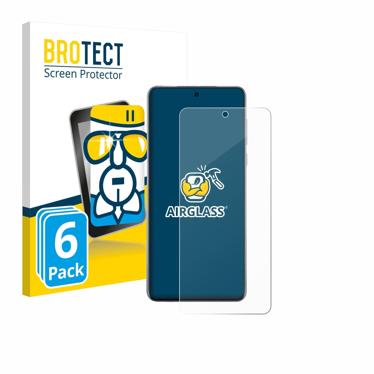 Screenprotector 6 Stuks voor Oppo Find X8s+ Beschermglas transparant