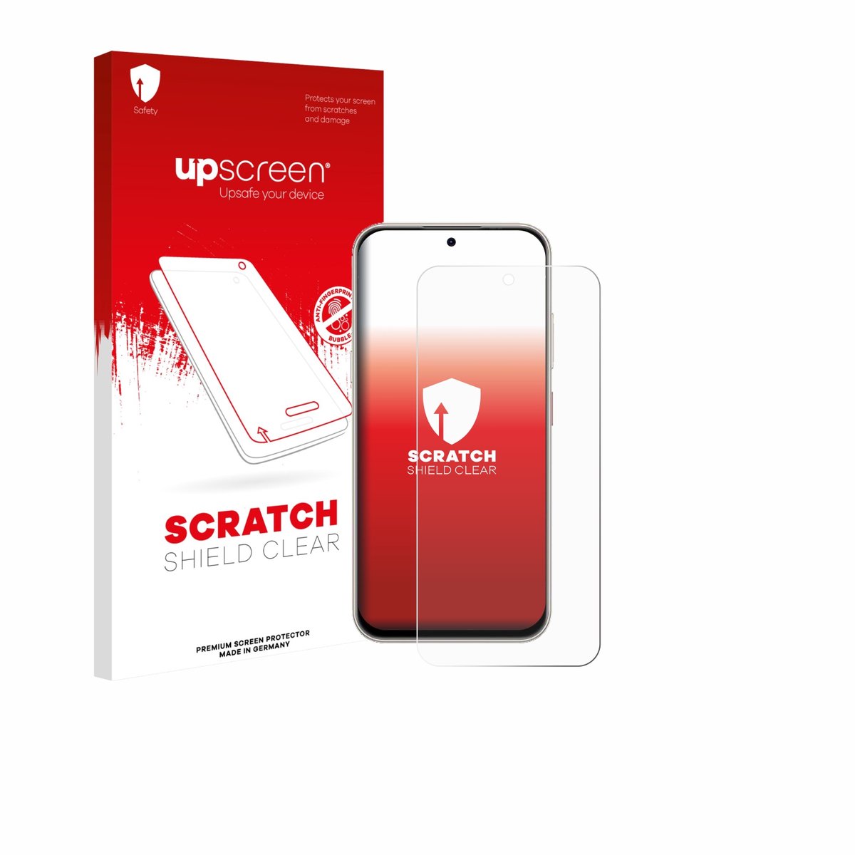 upscreen - Screenprotector voor Nubia V80 Pro - Folie Beschermfolie transparant