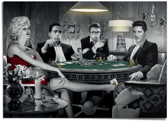 Poster Reinders XXL Chris Consani - carré - 100x140cm - Papier