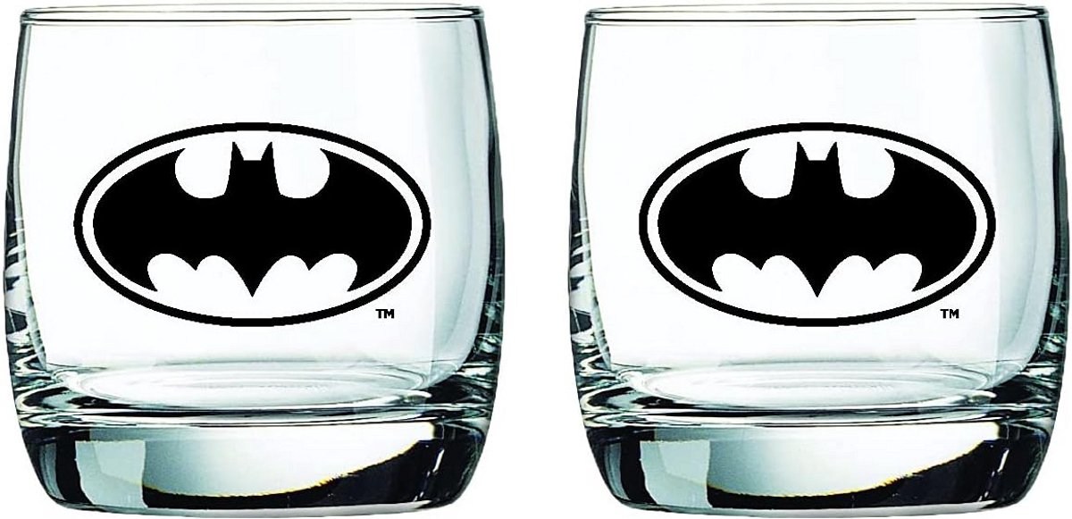 Set van 2 Whiskeyglazen - Klassiek Ontwerp - Robuuste Bodem - 300 ml