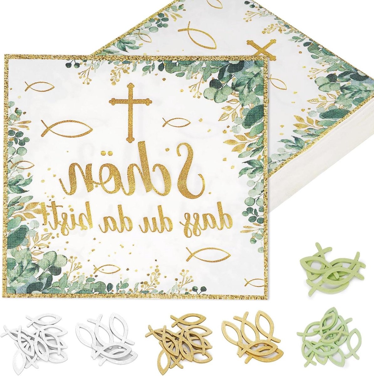 Servetten voor feestjes en diners - 100 stuks - Decoratief en absorberend