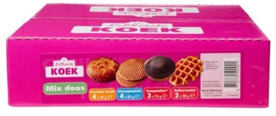 De Lekkerste Mixdoos Koeken Per Stuk Verpakt (13 stuks)