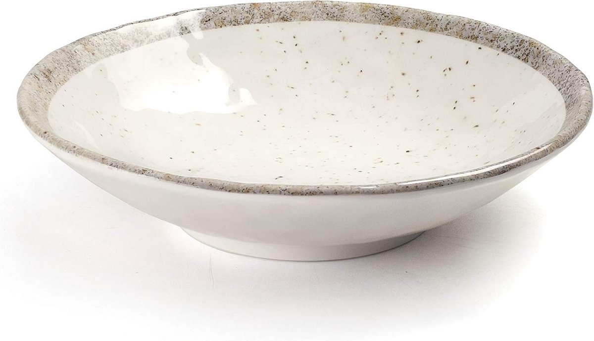 Ronde Melamineschaal 'Aarde' Ø17,7 cm - Stabiele en Stijlvolle Serveerschaal