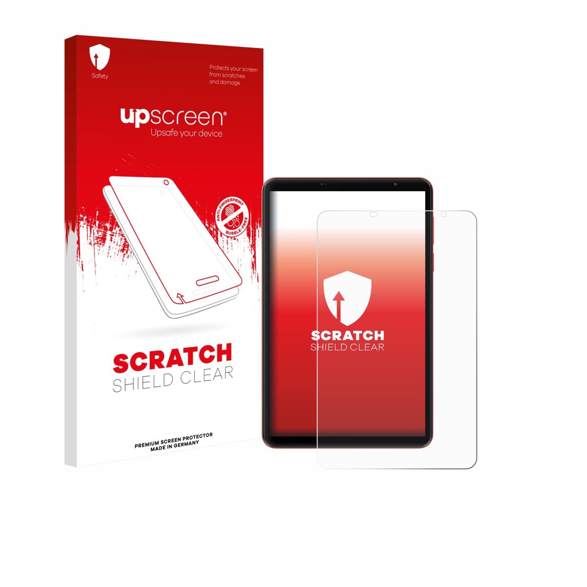 upscreen - Screenprotector voor Blackview Zeno 1 8" - Folie Beschermfolie transparant