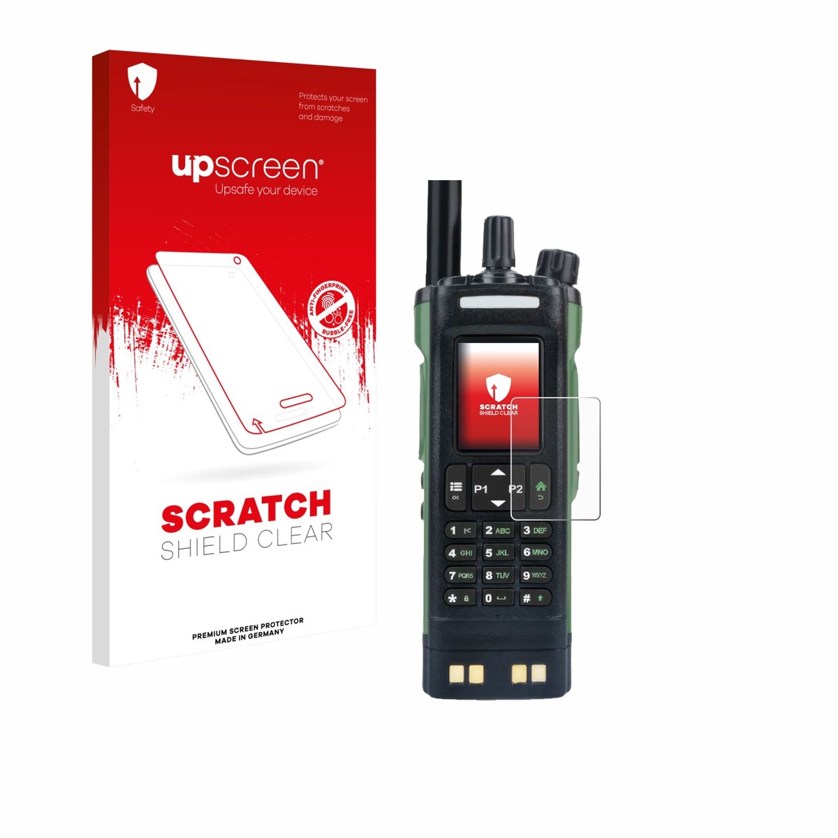 upscreen - Screenprotector voor Baofeng DM-32 - Folie Beschermfolie transparant