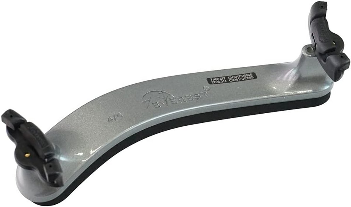 Verstelbare Schoudersteun voor Strijkstokken 13 tot 14 Inch Zilver