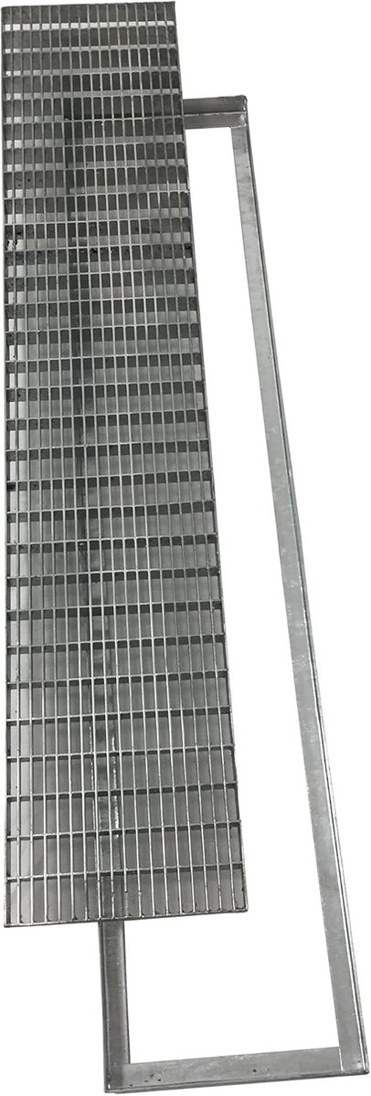 Gegalvaniseerd stalen afvoerrooster voor goot 50x100 cm