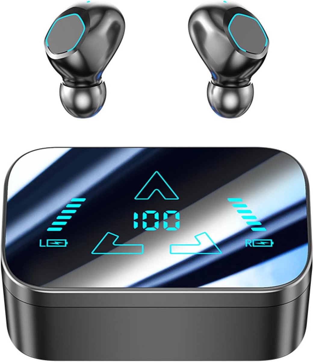 Draadloze Open Oor Sport Oordopjes met Clip-On, Bluetooth 5.3 en Oplaadcase