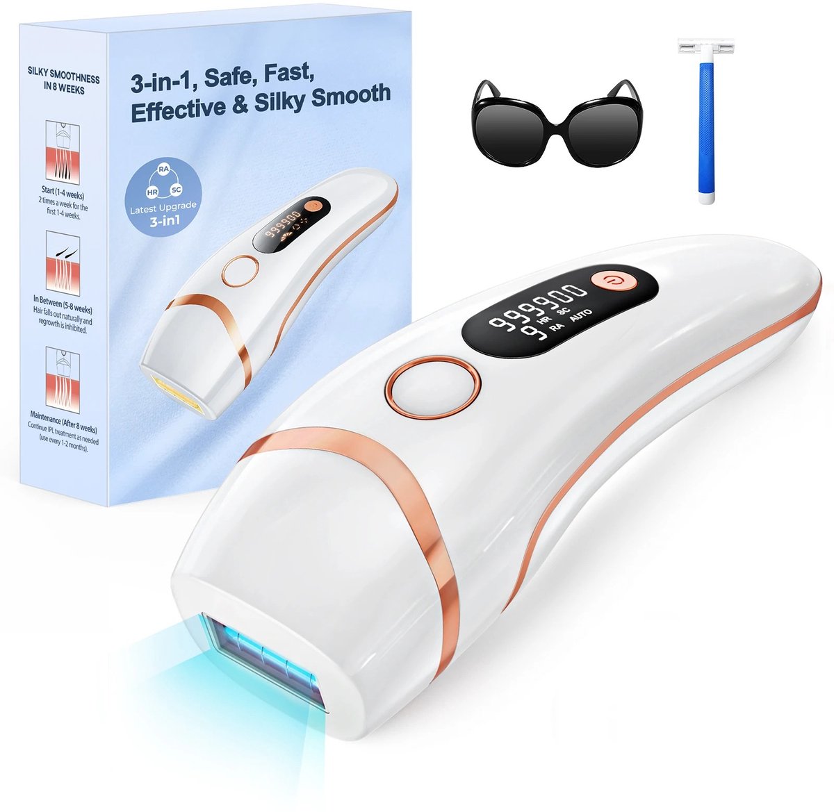 Zolara Epileerapparaat - Epilator - Dames - IPL - Ontharingsapparaat - Ontharing - Laser