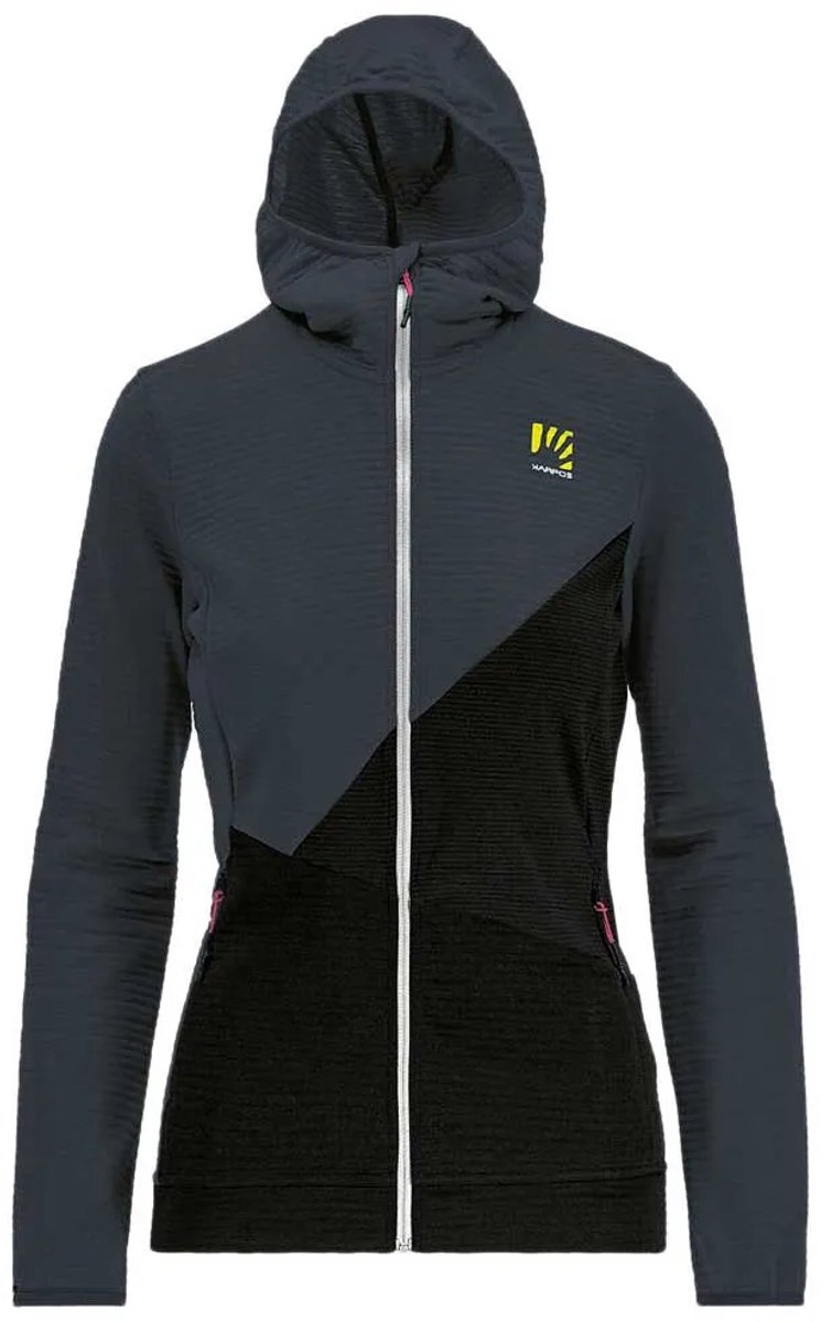 Karpos Nuvolau Fleece Met Kap Vrouw Zwart