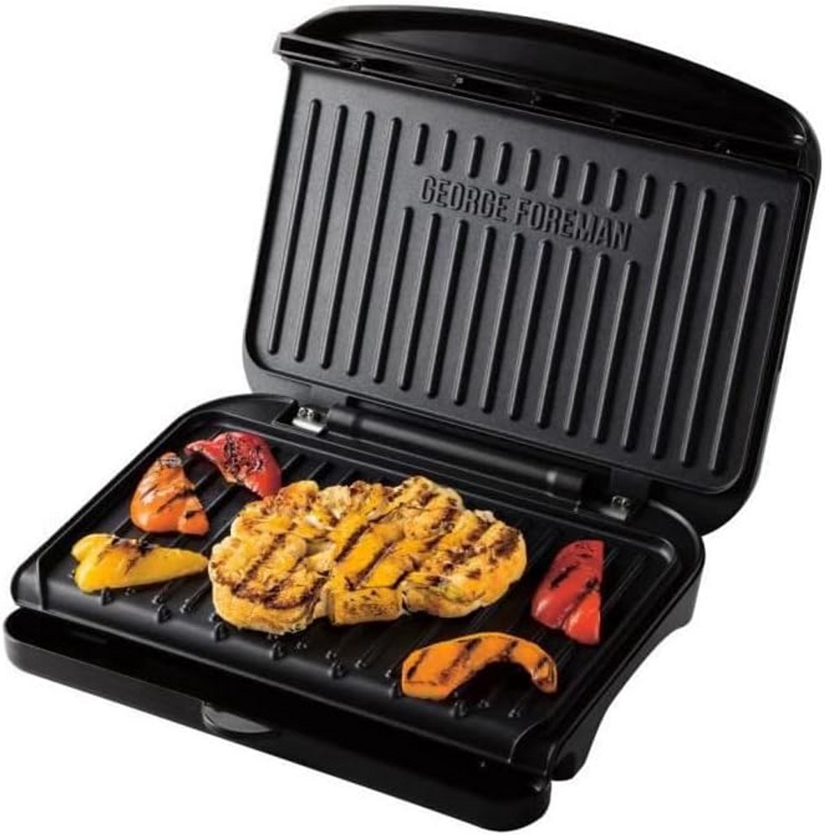 Elektrische Contactgrill met Antiaanbaklaag - Zwart