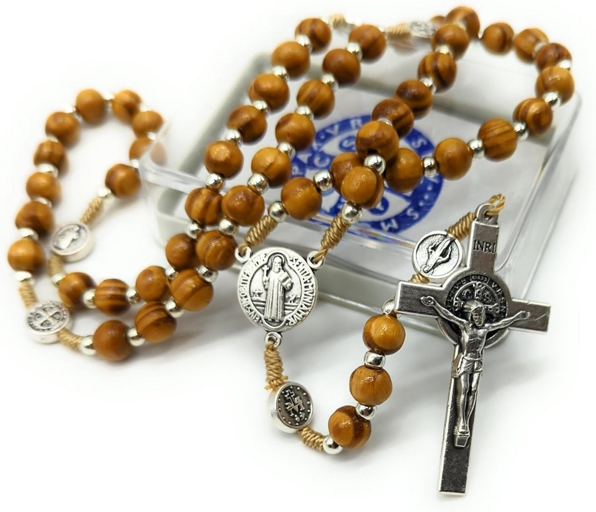 Sint-Benedictus Rozenkrans met Gebed - Katholiek Rozenhoedje