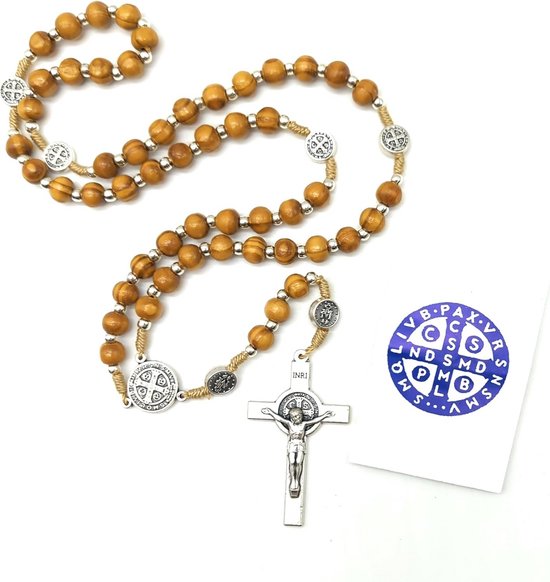 Sint-Benedictus Rozenkrans met Gebed - Katholiek Rozenhoedje van Under Armour — afbeelding 2