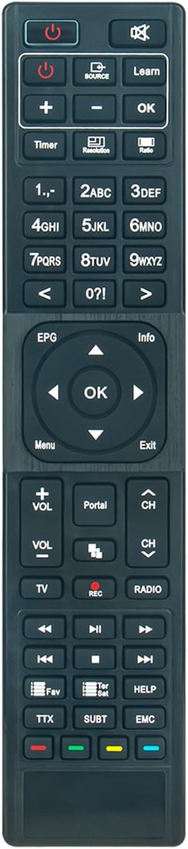 Universele Vervangende Afstandsbediening voor Linux Set Top Box X1 4K UHD / E2