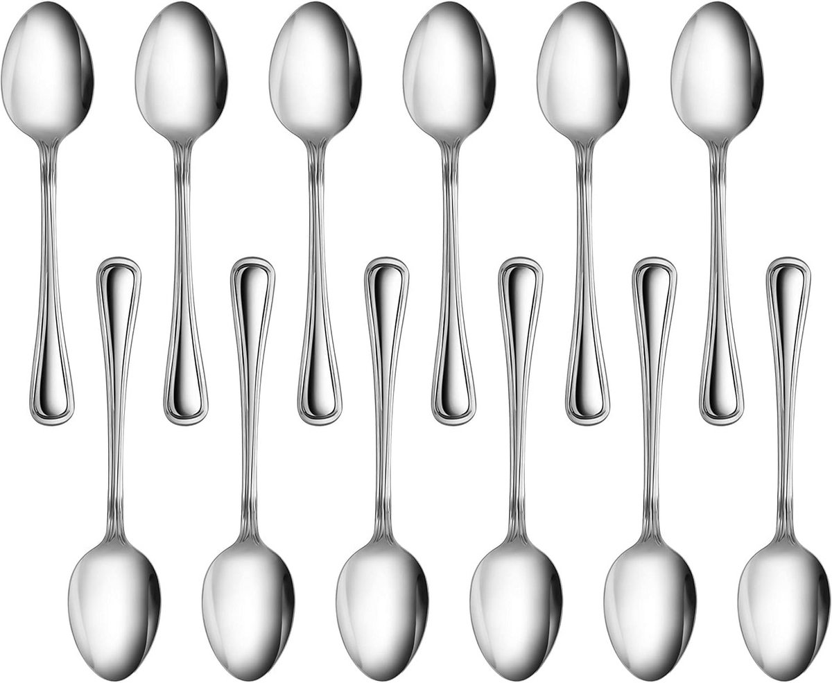 Slanke RVS Tafellepels - 21.5 cm - Set van 12