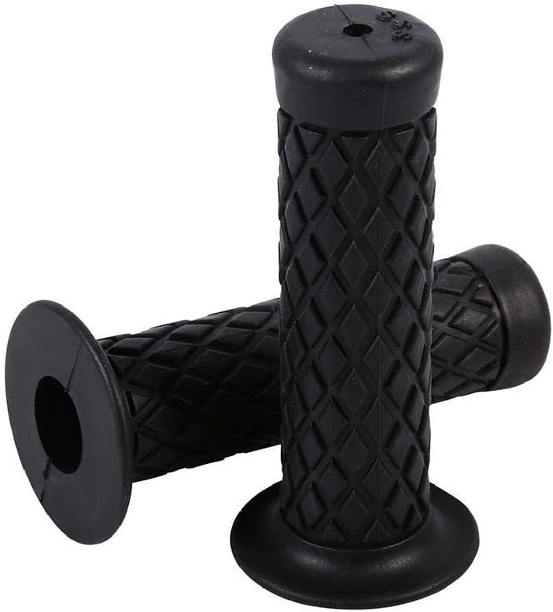 Vintage Motorfiets Handvatten Zacht Rubber 7/8" 22mm Universeel