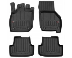 Frogum Geschikt voor VOLKSWAGEN Golf VIII vanaf 2020 - Automatten Set - 3D Korytka - TPE Rubber - 6 cm Hoge Rand - Ook voor Hybride