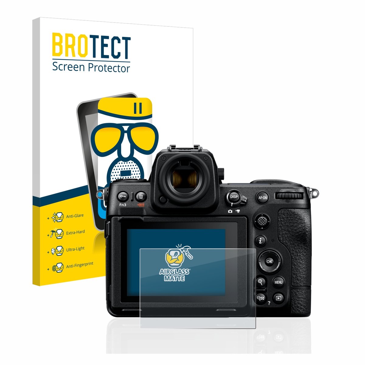 BROTECT - Screenprotector voor Nikon Z 8 - Folie Beschermfolie Beschermglas matte
