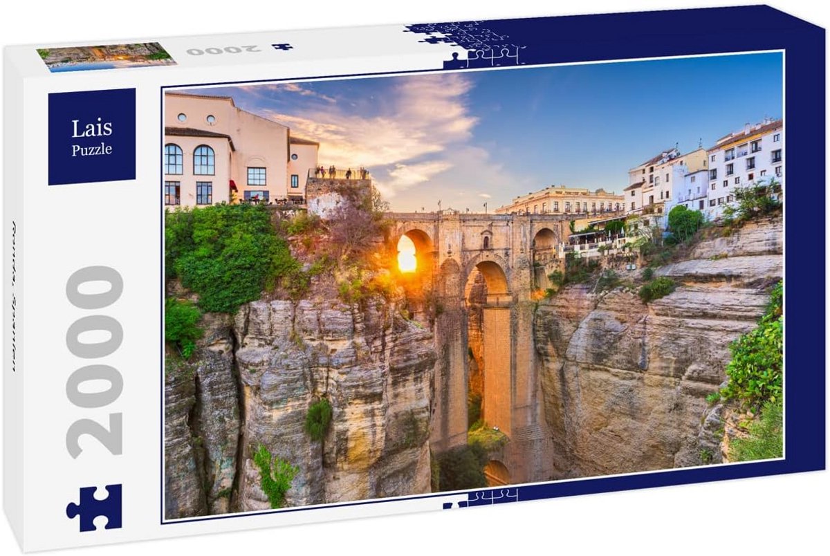 Ronde Puzzel 2000 Stuks van Ronda in Spanje - Uitdagend Legpuzzel