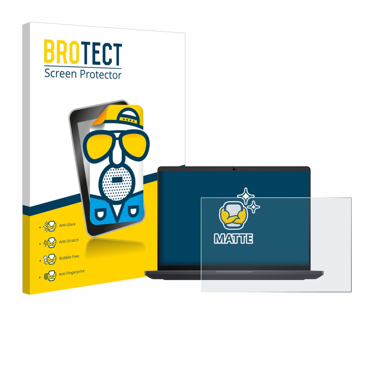 BROTECT - Screenprotector voor Dell Pro Max 16 - Folie Beschermfolie matte