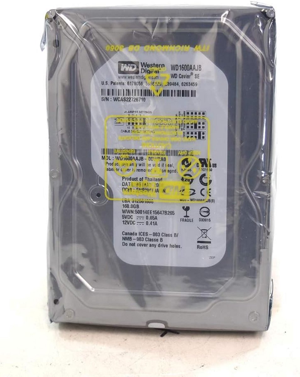 Interne Harde Schijf 160 GB EIDE met 8 MB Cache voor Desktop