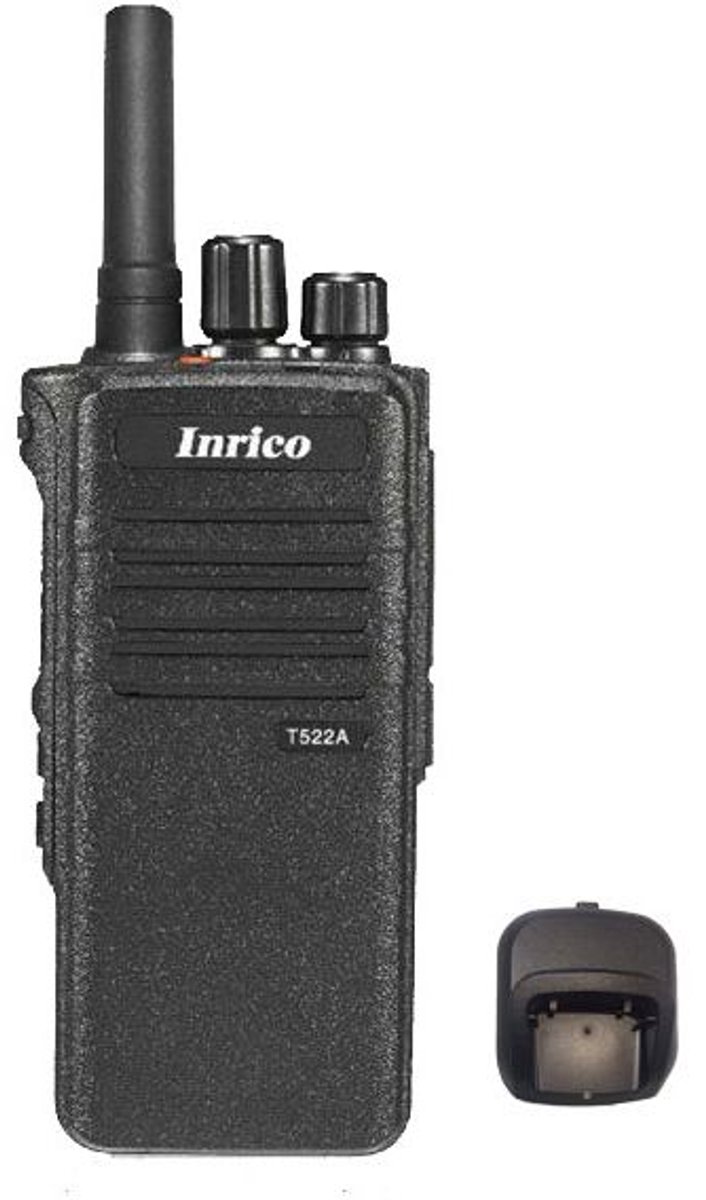 Set van 20 Inrico T522A IP66 4G LTE POC Zello Portofoon K1 2-Pins met beveiliging oortje