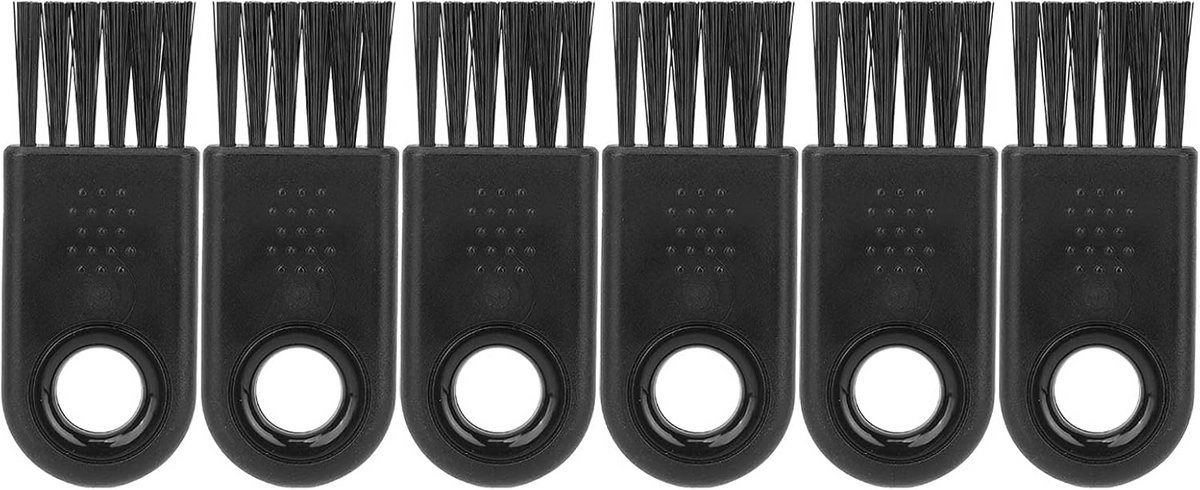 6 Stuks Multifunctionele Reinigingsborstels voor Elektrische Scheerapparaten en Elektronica