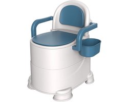 Toilet voor volwassenen met geurpreventie en comfortabele zitting voor binnen en outdoor activiteiten