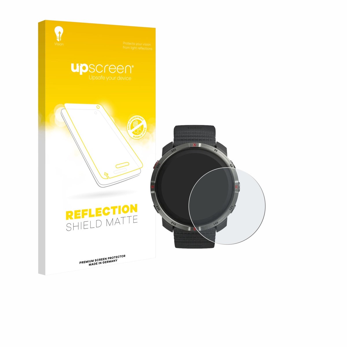 upscreen - Screenprotector voor Polar Grit X2 - Folie Beschermfolie anti glare matte