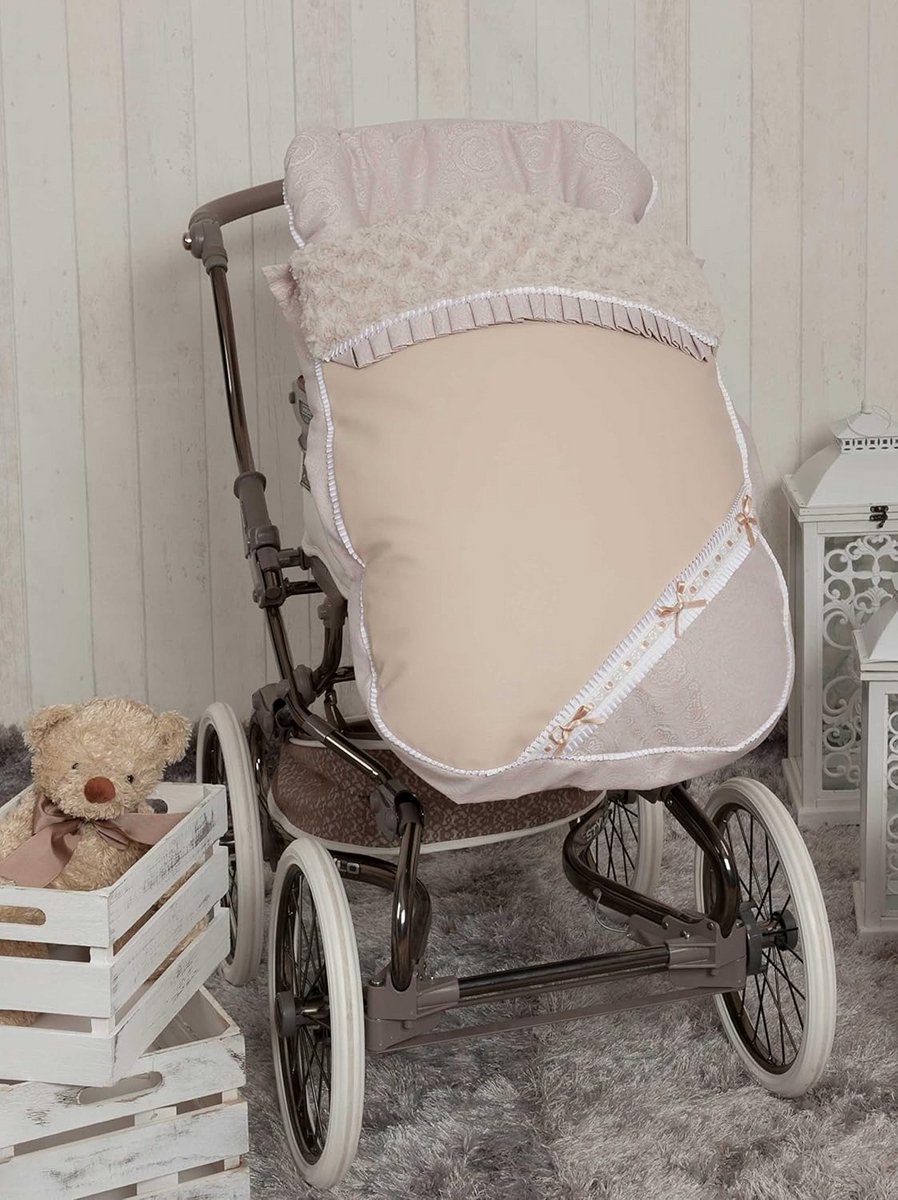 Voetenzak Baby Roze voor Kinderwagen en Wandelwagen - Warm en Comfortabel