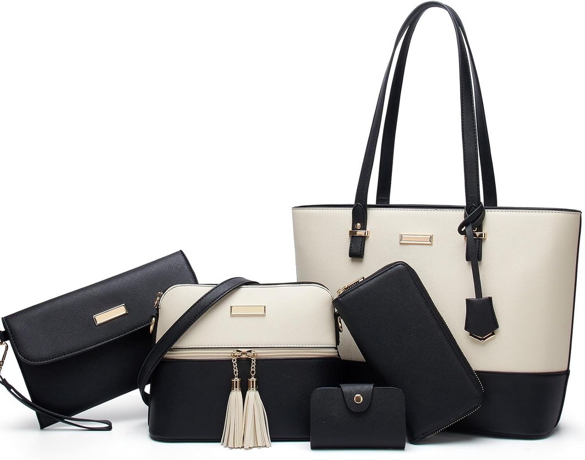 Moderne Satchel Handtas voor Dames met Klassiek Design – Schoudertas van Kunstleer