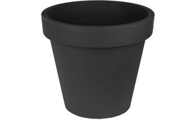 XL Plantenpot 50 cm Antraciet - Grote Ronde Terraspot voor Binnen en Buiten