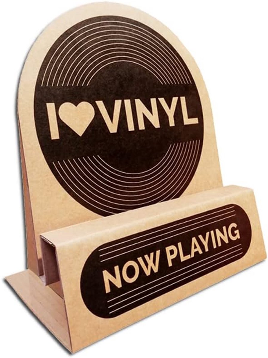 Presentatiestandaard voor LP Hoezen 'Now Playing' Karton