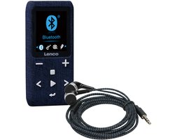 Lenco Xemio-861BU - MP3-speler met Bluetooth® en 8 GB micro SD - Blauw