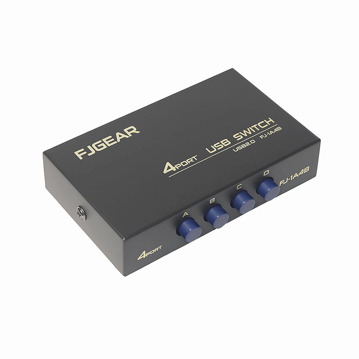 4-Poorts USB 2.0 KVM Schakelaar voor Delen Printer Scanner PC Laptop