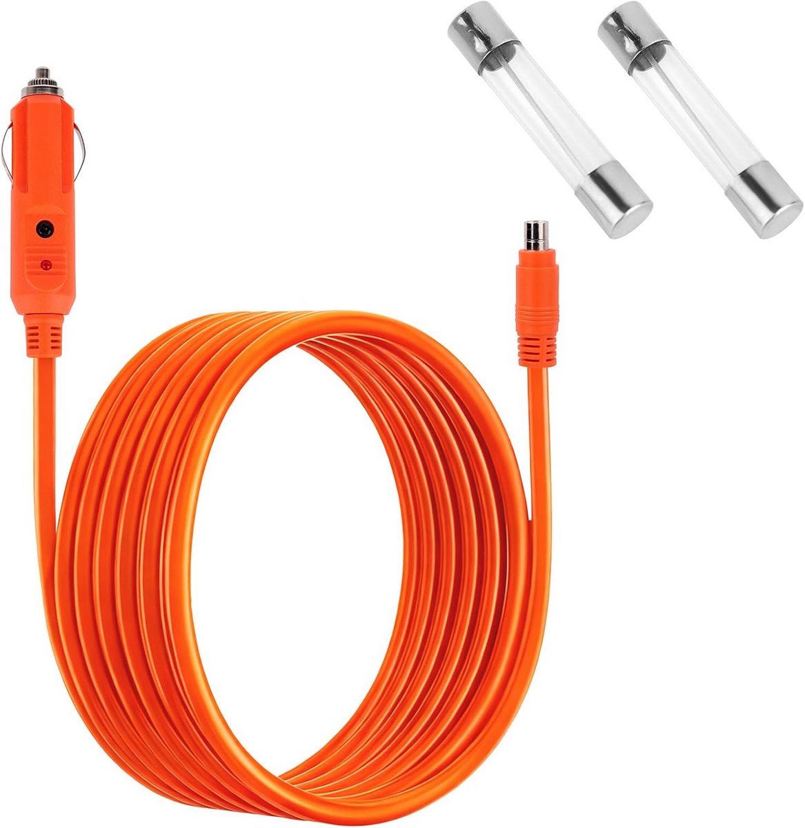 2 Meter Stroomkabel voor Draagbare Energiecentrale Input 2000W+ Serie DC8020 Connector Oranje
