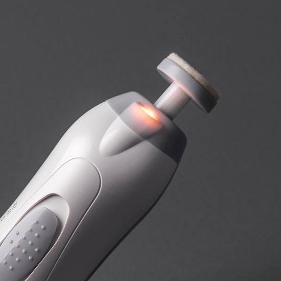 Tommee Tippee - Elektrische baby-nagelvijltrimmer - op batterijen werkende nagelknipper voor baby's - met ledlicht en zes vijlkoppen voor nagels van baby's en volwassenen van Tommee Tippee — afbeelding 4
