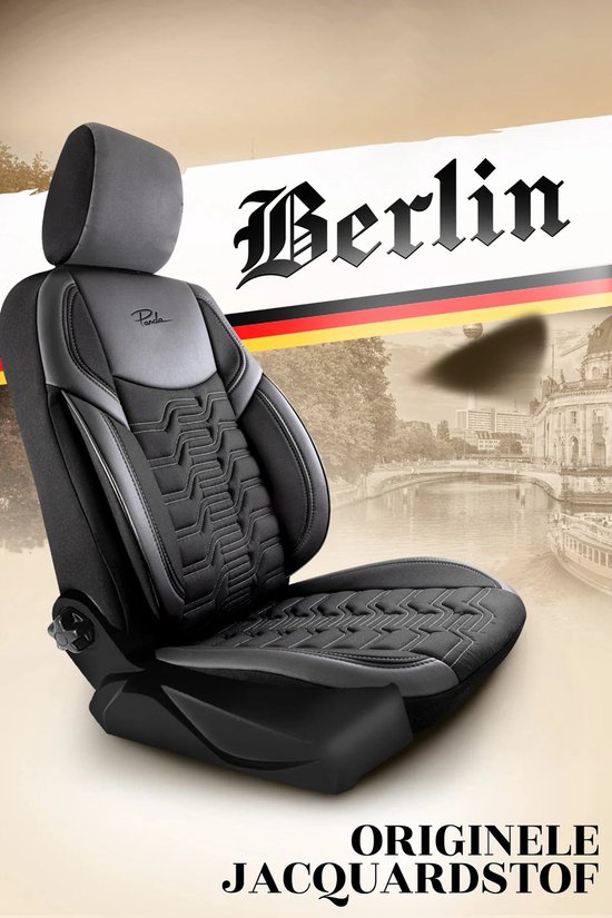 3 Stuks Autostoelhoezen voor Skoda Elroq 2024 2025, Autostoelbescherming Antislip Autostoelbeschermer Stoelhoezen Voorstoelen Autostoelhoes,A